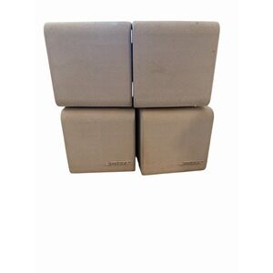 Bose Mini Surround Sound Cube Speakers Acoustimass Two Pair (Tested)